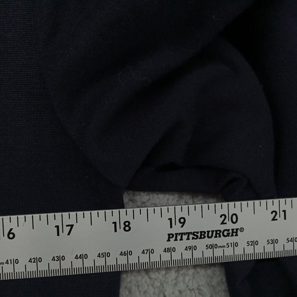 Tahari Dress Womens 4 Black Navy Color Block Tunic 3/4‎ Sleeve Basic Classicore - Picture 9 of 10